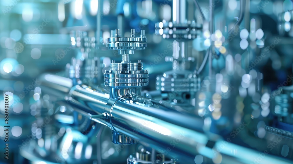 Intricate Industrial Piping Network Intricate Industrial Piping Network
