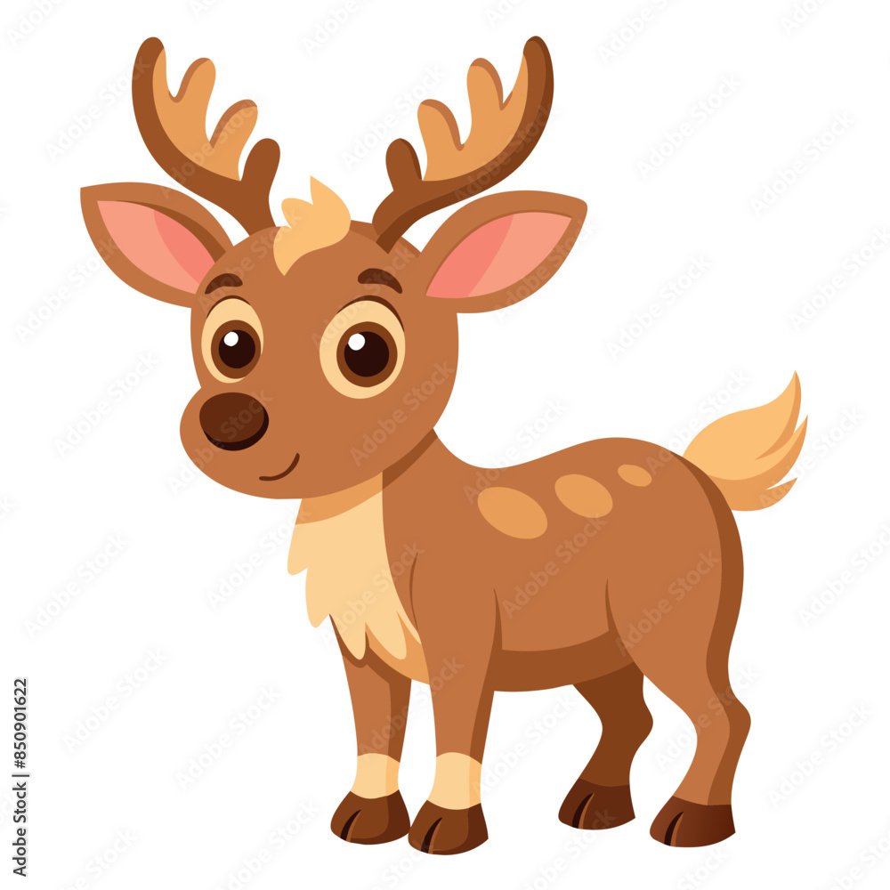 Fototapeta premium Hyena vector illustration, cute animal vector illustration, Hyena illustration vector, cute Hyena cartoon illustration