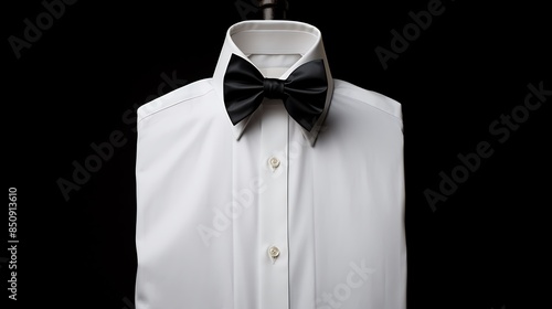black bow tie
