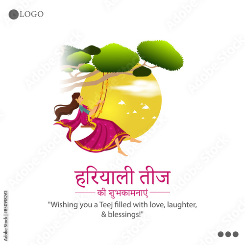 Haryali Teej, primarily celebrated in North India, especially in Rajasthan, Uttar Pradesh, and Haryana, marks the onset of the monsoon season.