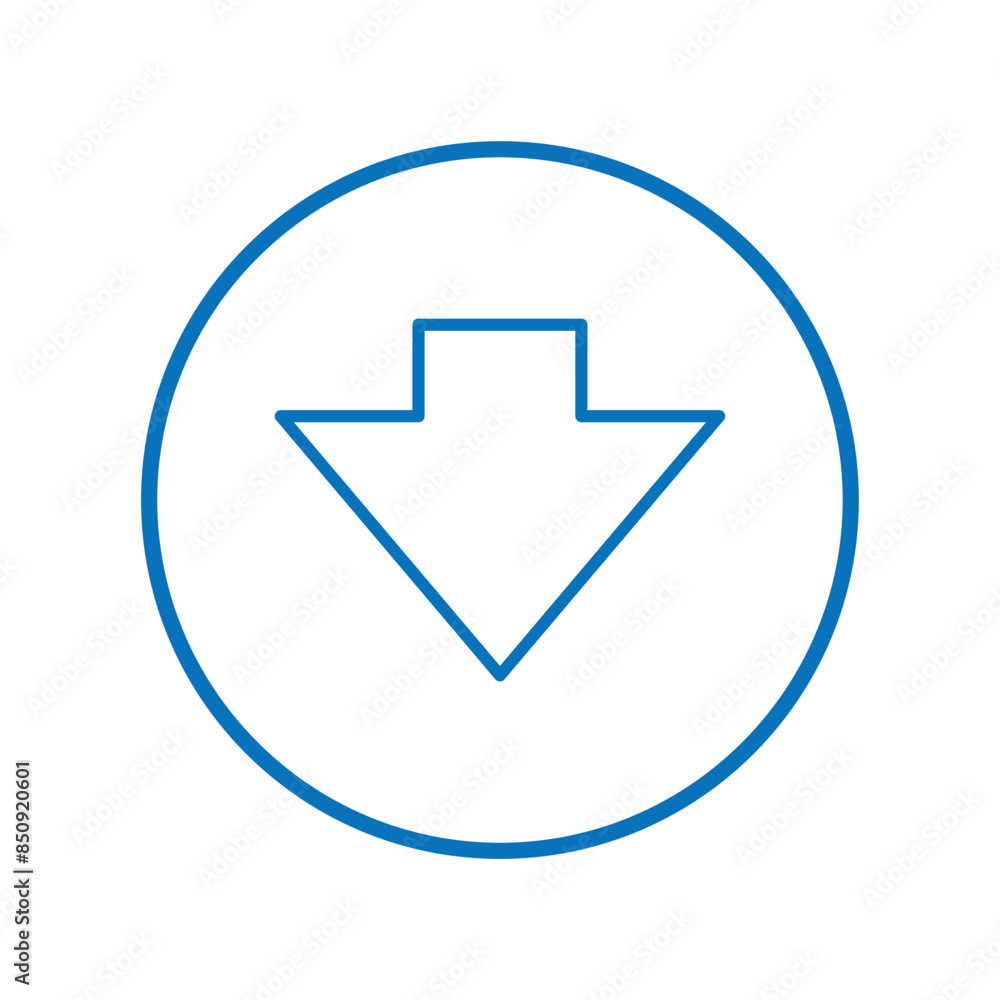 blue down arrow on white background. up arrow sign. up arrow icon. Vector illustration. Eps file 184. blue down arrow on white background. up arrow sign. up arrow icon. Vector illustration. Eps file 184.