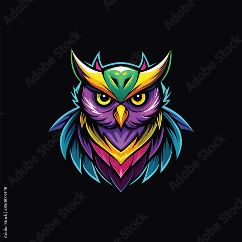 color full owl