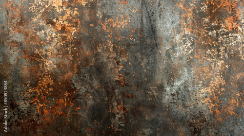 Rusty Weathered Steel Texture, Metal Surface Background