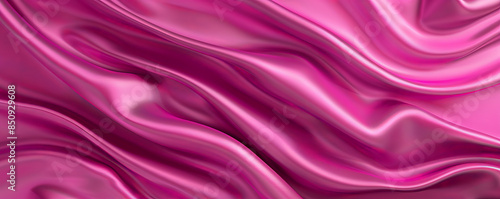 Fabric background with smooth, satin finish in bright fuchsia.