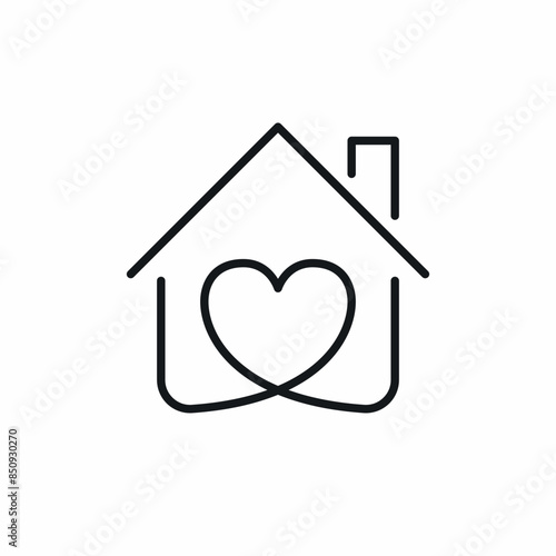 home house love heart favorite icon