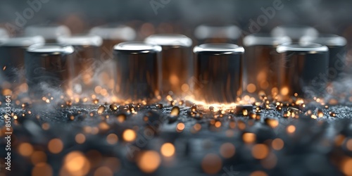 Visual guide on lithiumion battery dangers fire hazards and thermal runaway risks. Concept Battery Safety, Lithium-ion Dangers, Fire Hazards, Thermal Runaway, Risk Awareness