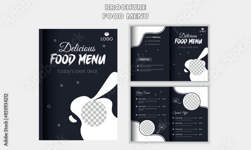 Creative Food Brochure Design  