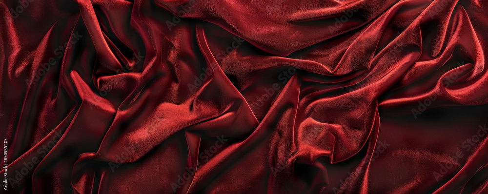 Fabric background with vibrant, velvet texture in deep red. Fabric background with vibrant, velvet texture in deep red.