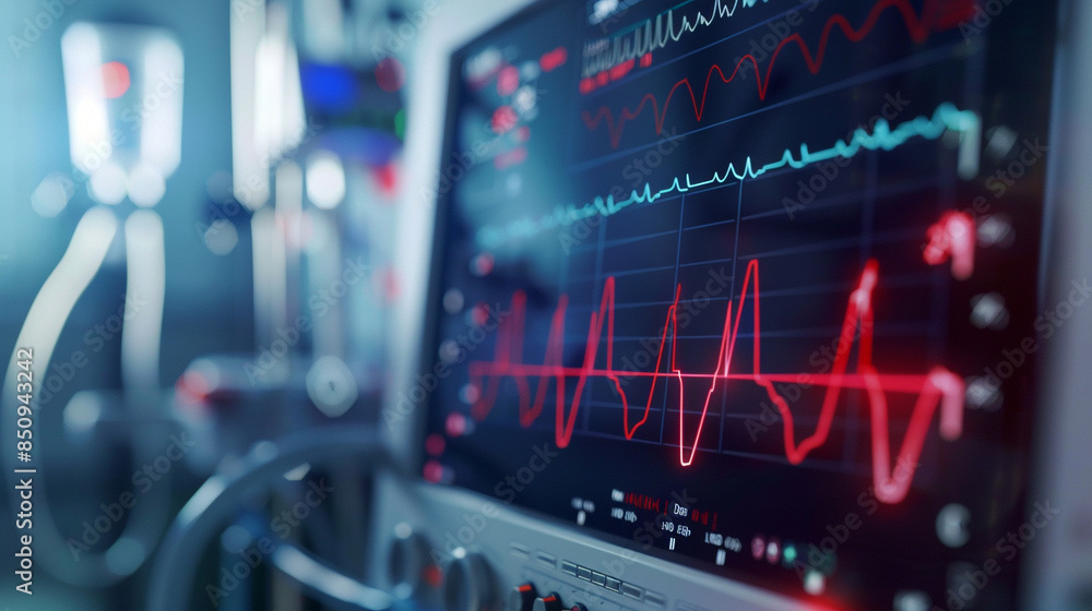 Medical Monitor with Vital Signs Medical Monitor with Vital Signs