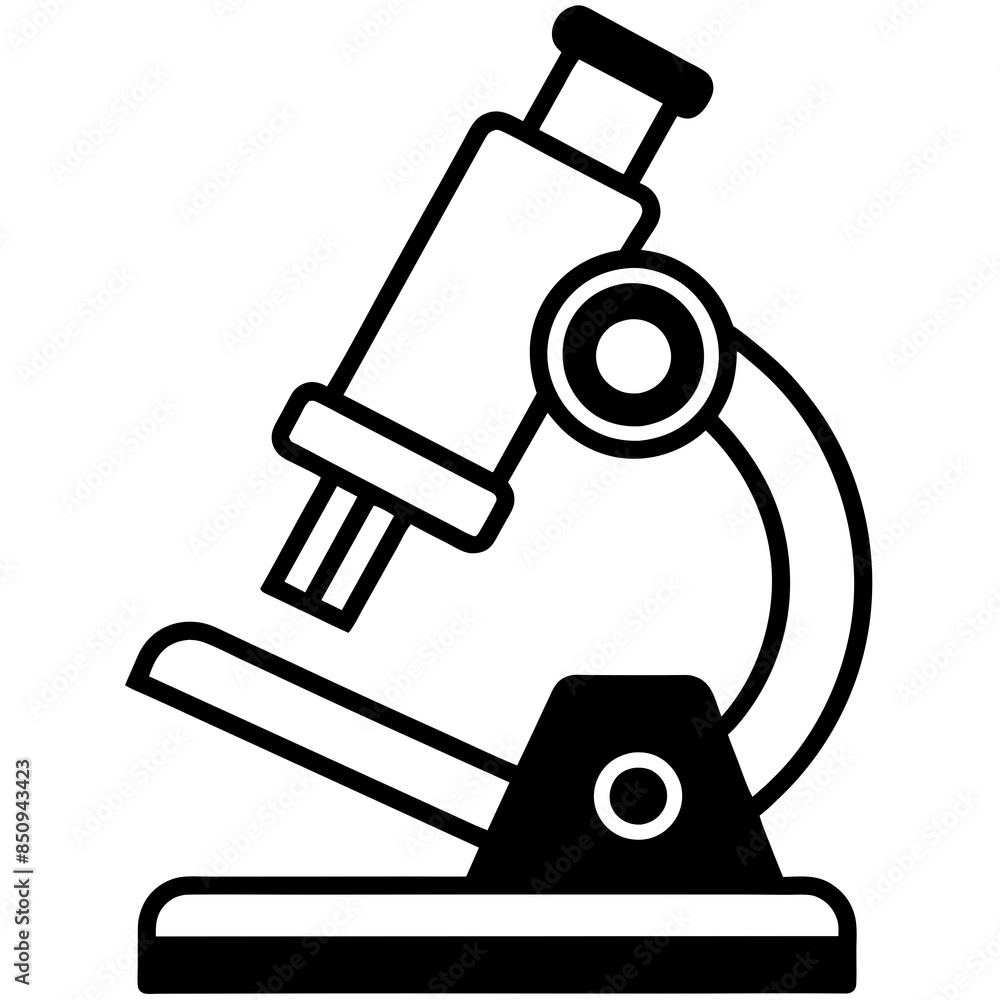 illustration of microscope illustration of microscope