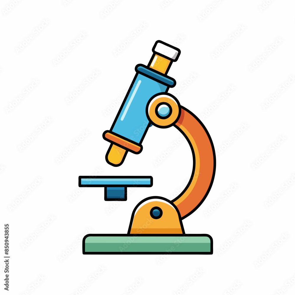 illustration of microscope illustration of microscope