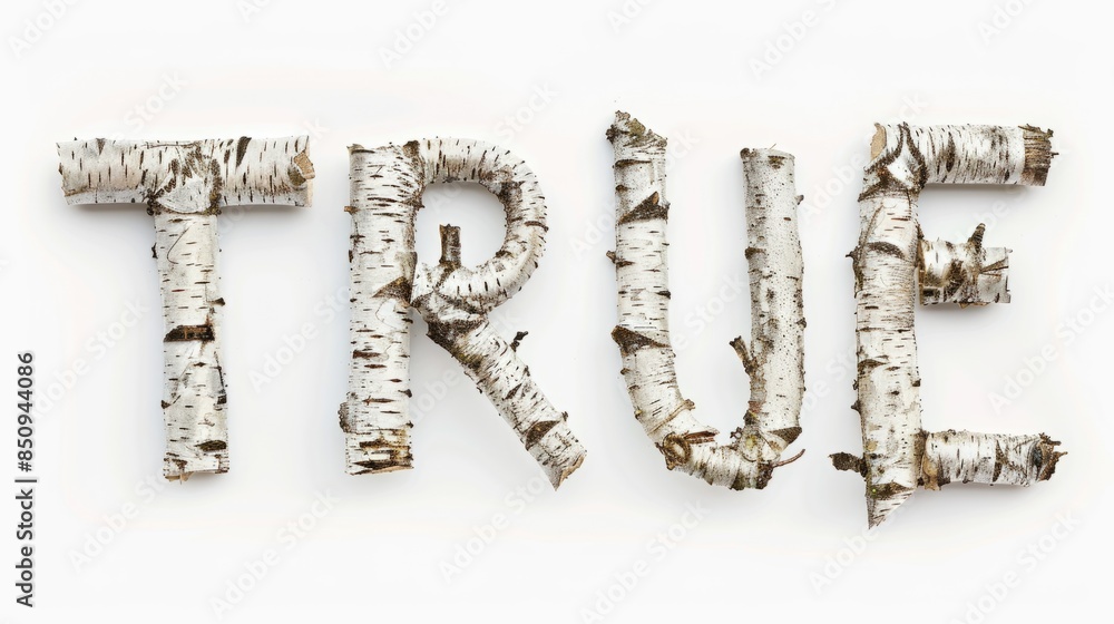 Verification and Reality symbol created in Birch Twig Letters. Verification and Reality symbol created in Birch Twig Letters.