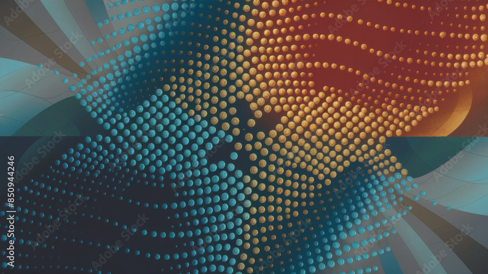 custom made wallpaper toronto digitalVibrant Dot Patterns with Colorful Circular Design, Modern Abstract Art