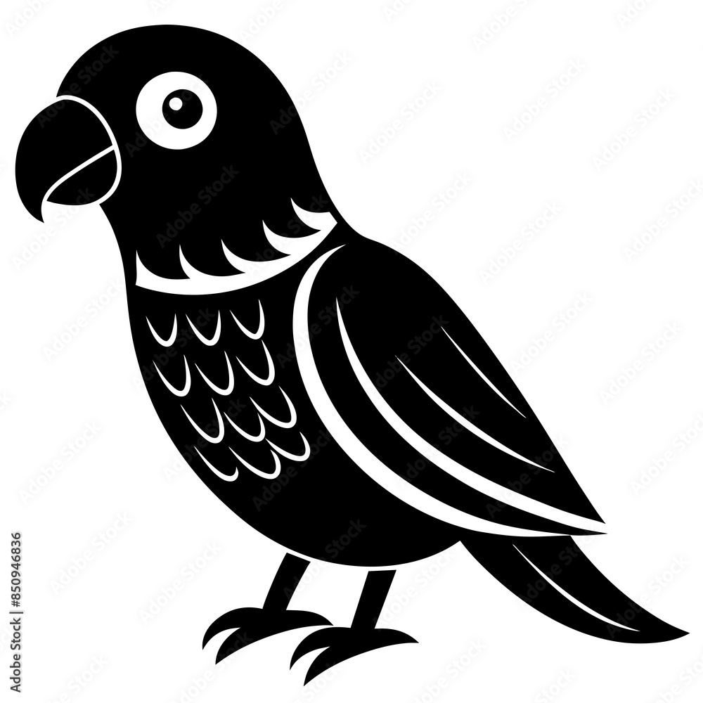 cute parrot vector illustration cute parrot vector illustration
