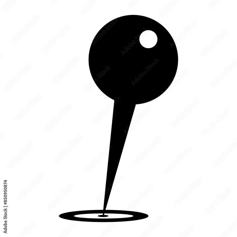 Location pin or map pin icon symbol. vector illustration Location pin or map pin icon symbol. vector illustration