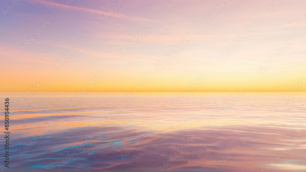 Serene ocean lagoon at dawn, embracing pastel reflections. Serene ocean lagoon at dawn, embracing pastel reflections.