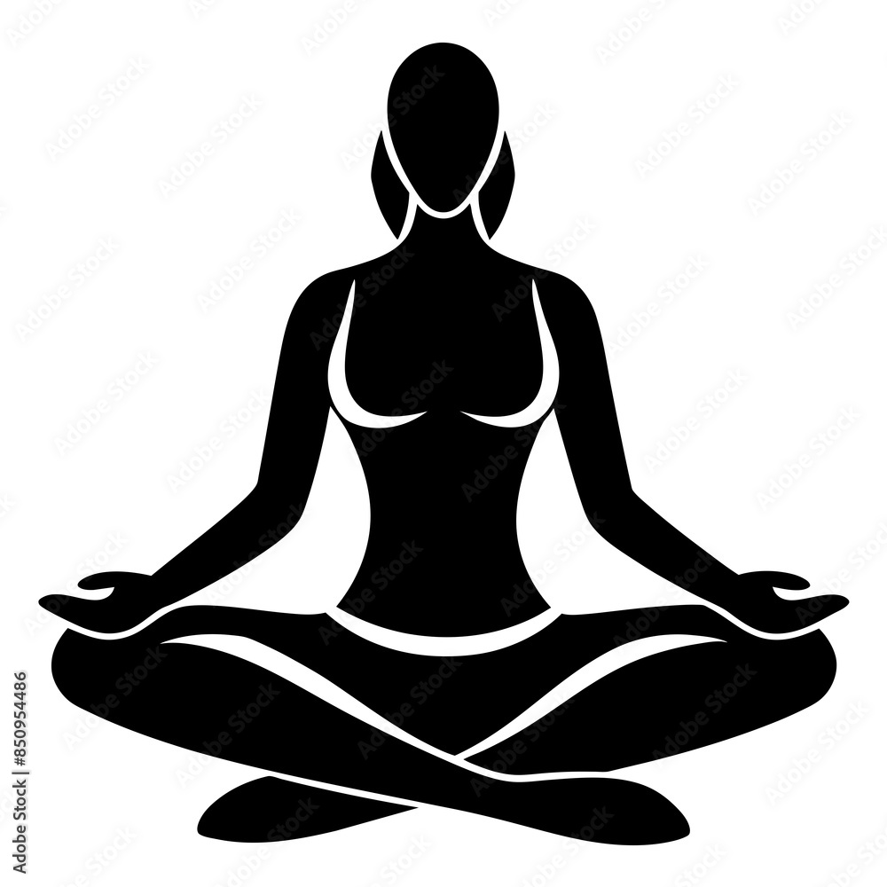 silhouette of a person meditating silhouette of a person meditating