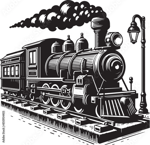train on the railway