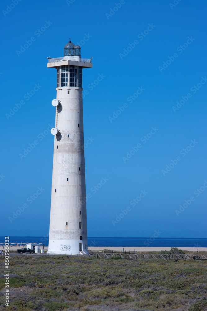 Faro de Jandia Lighthouse in Morro Jable, Fuerteventura, Canary Islands Faro de Jandia Lighthouse in Morro Jable, Fuerteventura, Canary Islands