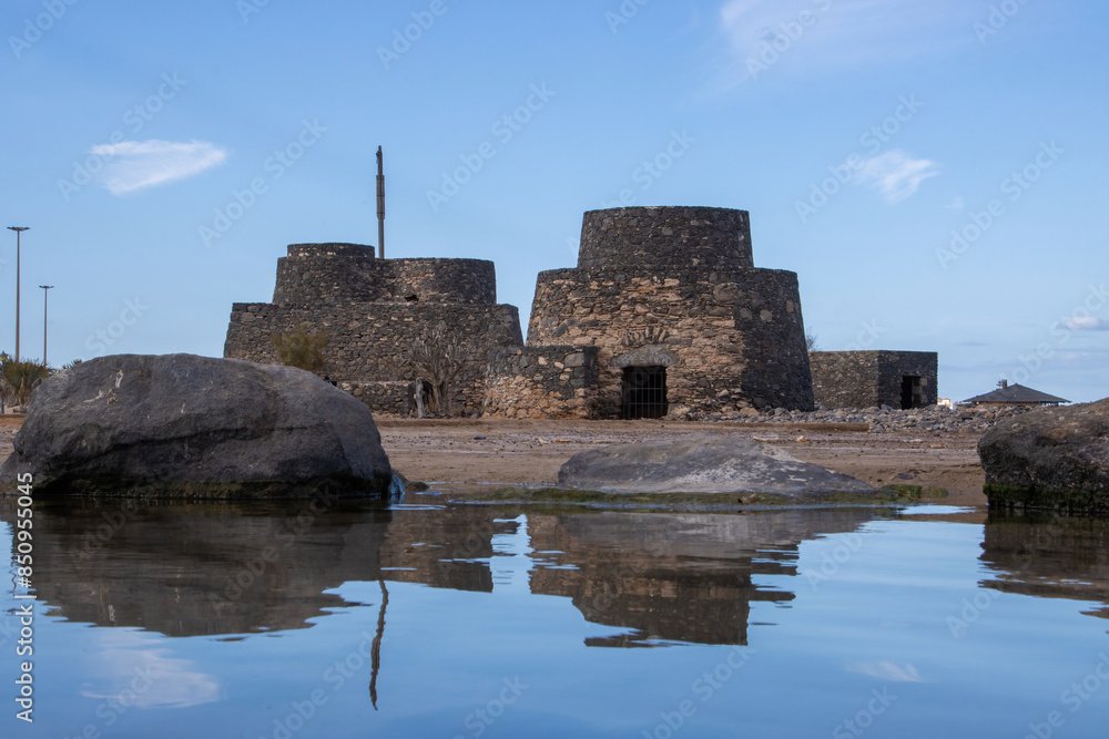 Φωτογραφία old fort at caleta de fuste,  fuerteventura, canary islands