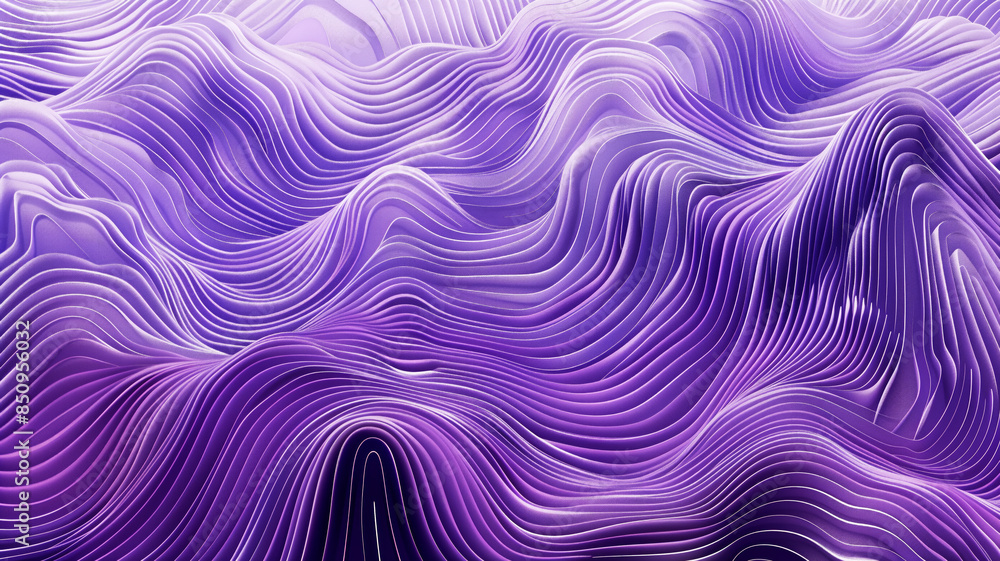 A purple wave with a lot of lines A purple wave with a lot of lines