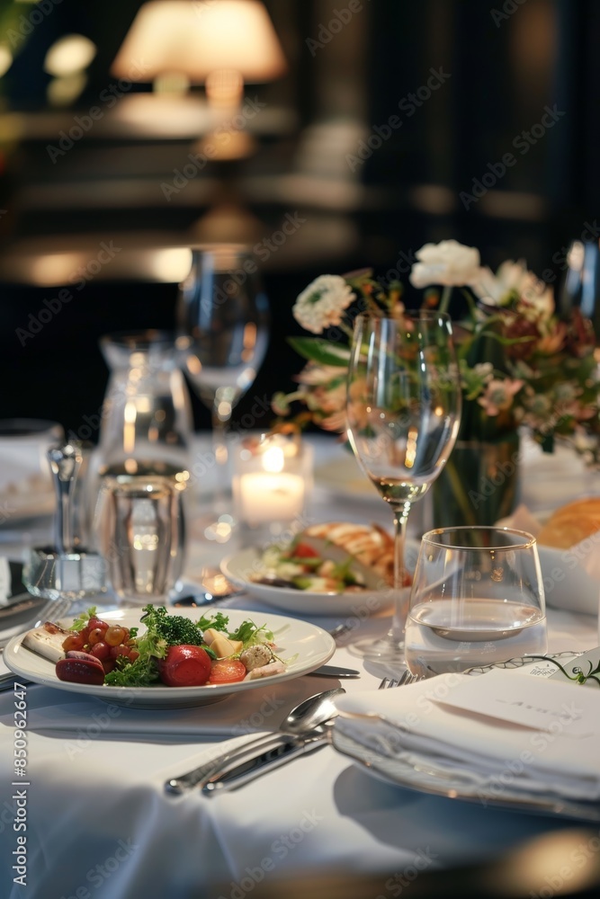 Elegant Gourmet Dining Experience at a High-End Restaurant with Gluten-Free Meal for Special Occasions Elegant Gourmet Dining Experience at a High-End Restaurant with Gluten-Free Meal for Special Occasions