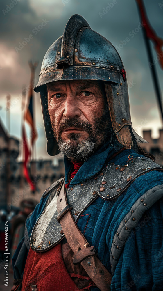 Medieval French Knight Portrait Medieval French Knight Portrait