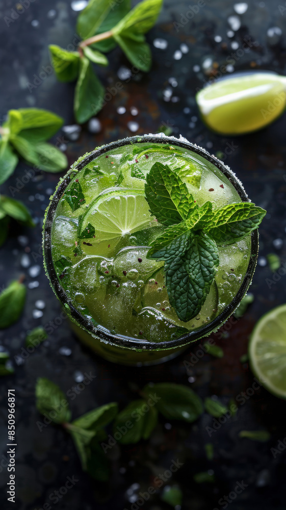 Classic Mojito with Fresh Mint and Lime Classic Mojito with Fresh Mint and Lime