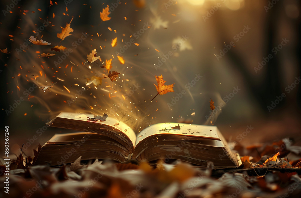 Obraz premium Unveiling the Pages of Wisdom