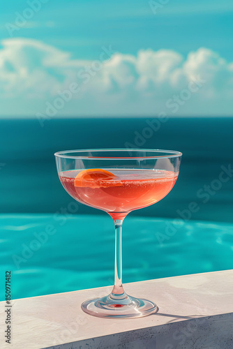 cocktail in the sea