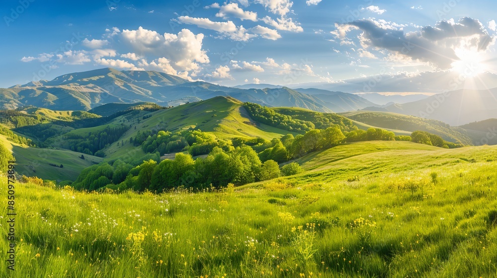 Fototapeta premium Natural forest landscape