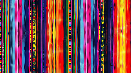 Handmade traditional guatemalan design fabric 