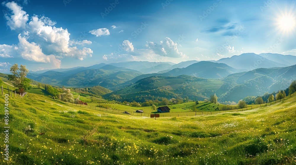 Fototapeta premium Natural forest landscape