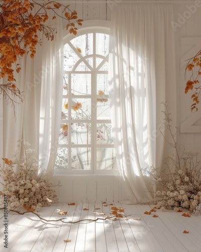 Sunlight Through an Autumnal Window