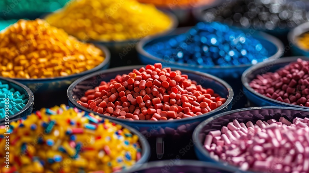 Industrial plastic polymer color pigment granules Industrial plastic polymer color pigment granules