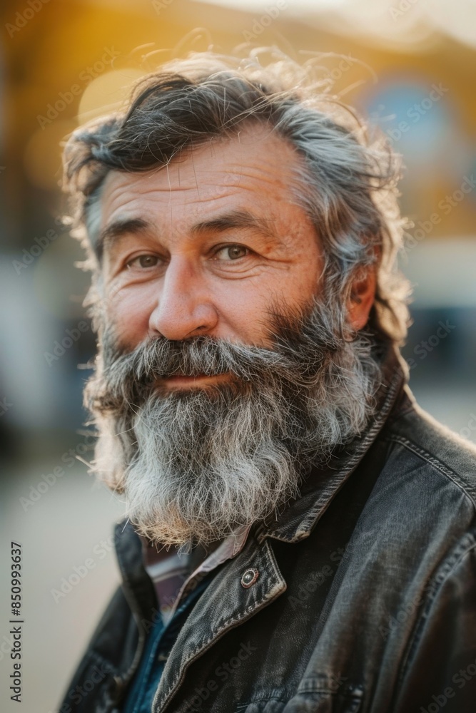 close-up portrait photo of stylish happy old man with modern haircut, big beard and well dressed. close-up portrait photo of stylish happy old man with modern haircut, big beard and well dressed.