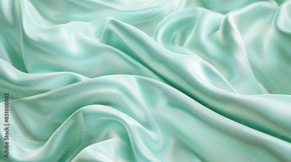 Smooth silicone texture in pastel mint, soft to the touch and visually Smooth silicone texture in pastel mint, soft to the touch and visually