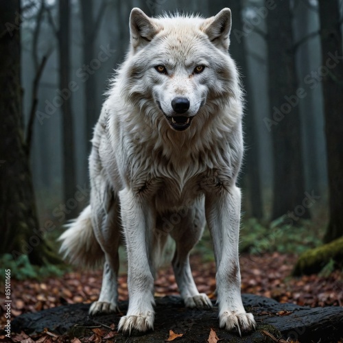 gray wolf canis lupus