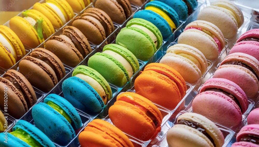 Fototapeta premium 카페 마카롱