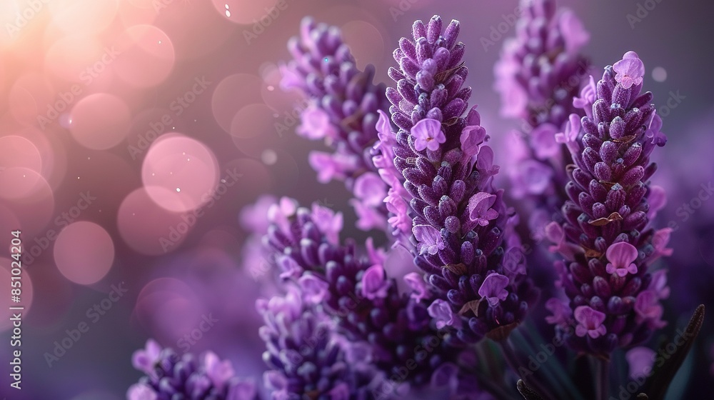 A close-up of a group of flowers with a shallow depth of field, featuring soft, hazy background light A close-up of a group of flowers with a shallow depth of field, featuring soft, hazy background light
