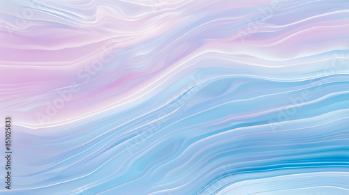 Flowing Pastel Waves Abstract Design