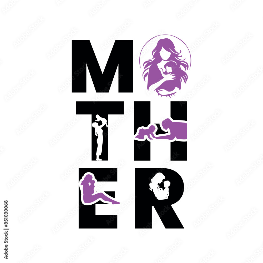 Happy Mother's day card vector illustration. Happy Mothers day Greeting card. Happy Mother's day card vector illustration. Happy Mothers day Greeting card.