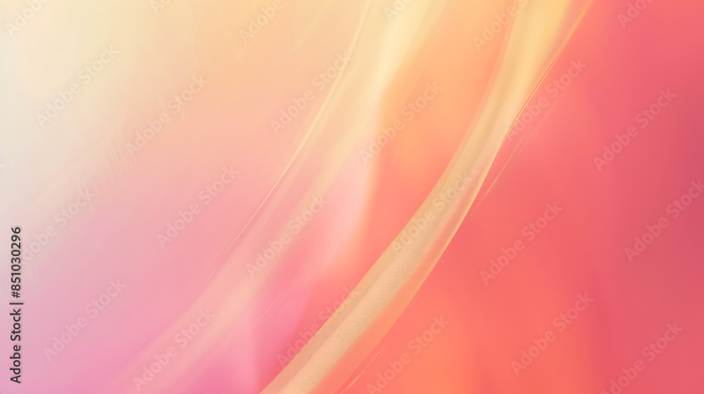Obraz premium Warm Gradient Abstract Flow Design