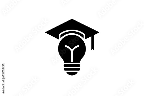 education logo vector art illustration
