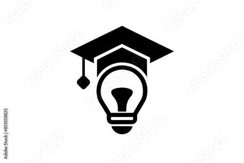 education logo vector art illustration