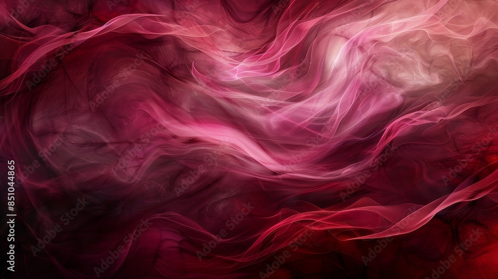 Obraz premium Wisps of maroon and crimson otherworldly dance