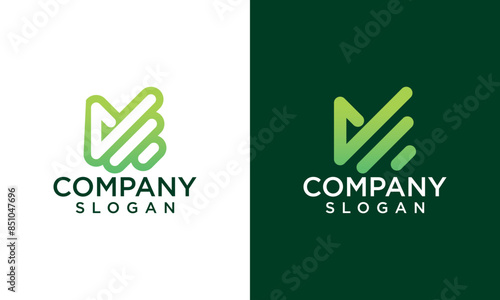 Creative Abstract Letter M Logo