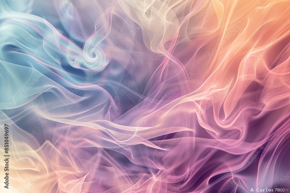 Obraz premium Dreamy Pastel Background with Blurred Edges