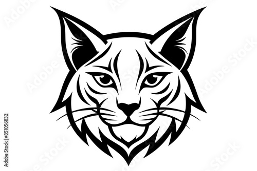 lynx head vector illustration