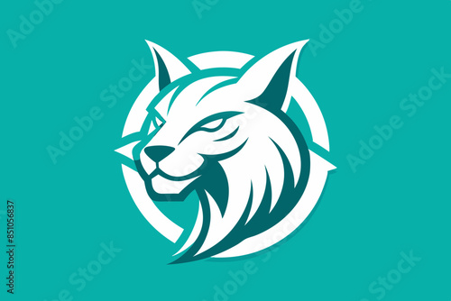 lynx head vector illustration